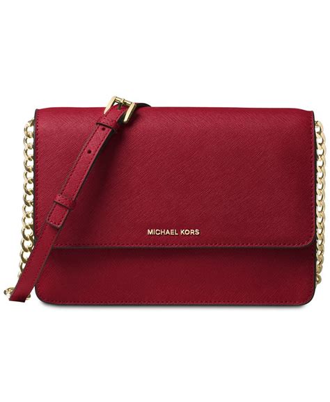 MICHAEL Michael Kors Gusset Saffiano Leather Crossbody